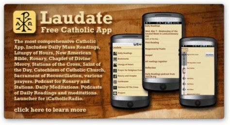 The Laudate App has everything (except absolution)
