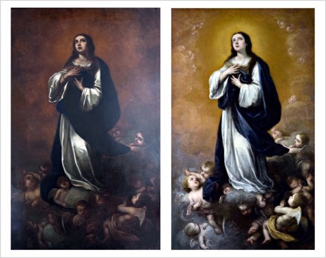 Left, imitation; Right, original