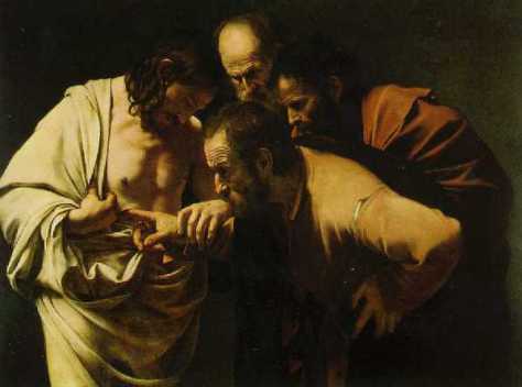 Caravaggio, Incredulity of St Thomas